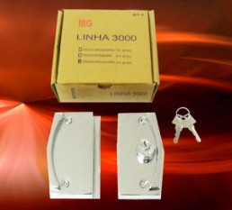 Kit Fechadura para porta de Correr
