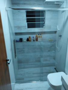 Box para Banheiro | Kit Cromado Abaulado