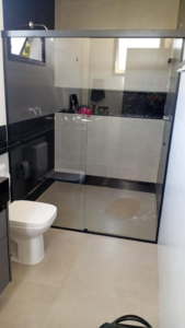 Box para Banheiro | Kit Quadrado Preto