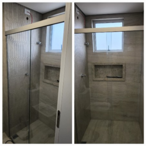 Box para Banheiro | Kit quadrado Fosco